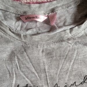 La Vie En Rose Light Gray Tee